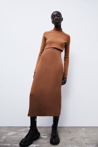 Zara + Combination Dress