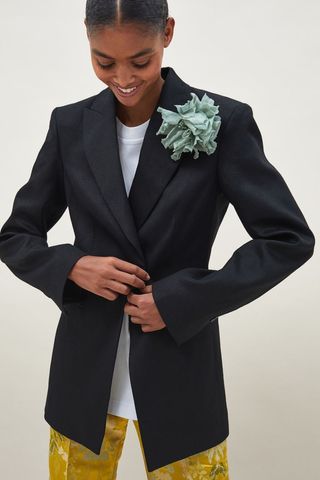 H&M + Jacket and Brooch