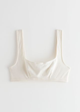 & Other Stories + Soft Embroidered Bra