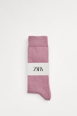 Zara + Cotton-Blend Socks