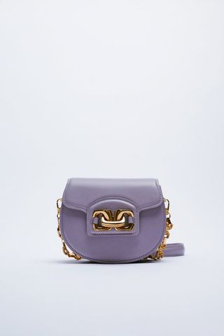 Zara + Crossbody Bag With Buckle Closure