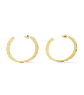 Ben-Amun + 24-Karat Gold-Plated Hoop Earrings