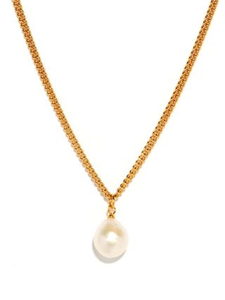 Otiumberg + Pearl & 14kt Gold-Vermeil Necklace