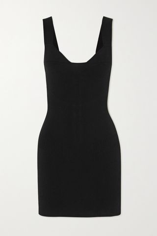 AZ Factory + Black MyBody Stretch Mini Dress