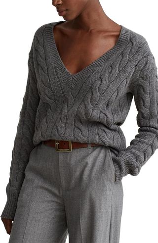 Polo Ralph Lauren + Wool & Cashmere Cable Sweater