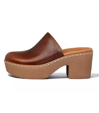 FitFlop + Leather Mule Platforms