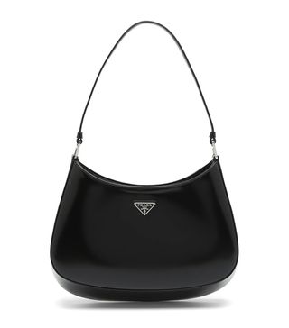 Prada + Cleo Medium Leather Shoulder Bag