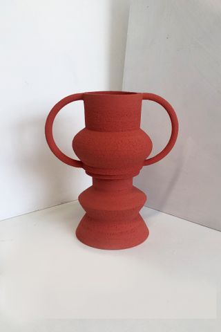 Mari Masot + Amphora Pot in Red