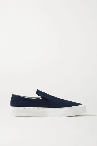 The Row + Marie H Canvas Slip-On Sneakers