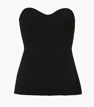 Khaite + Lucie Strapless Knitted Top