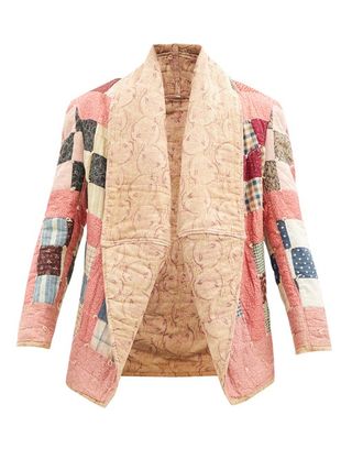 Mimi Prober + Abbey Patchwork Quilted Upcycled Cotton Jacket
