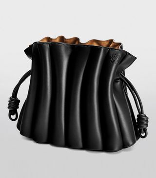 Loewe + Leather Flamenco Ondas Clutch Bag