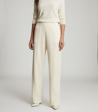 Reiss + Luisa Wide Leg Tailored Trousers