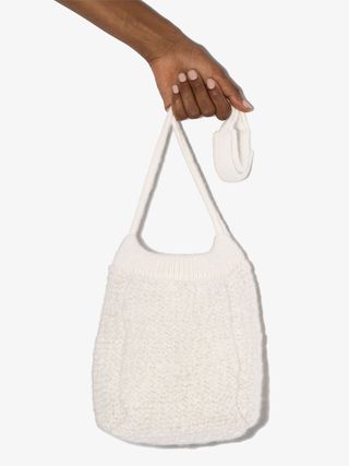 Jil Sander + Knitted Bucket Bag