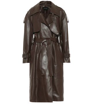 Low Classic + Belted Faux Leather Trench Coat