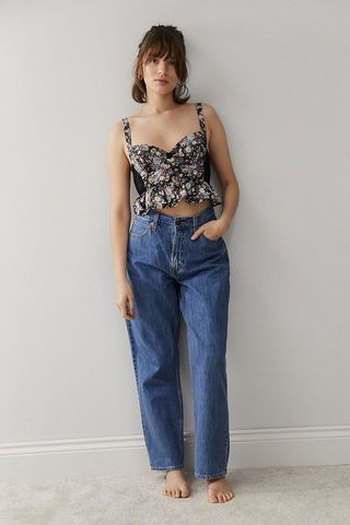 Out From Under + Out From Under Lennon Black Floral Corset