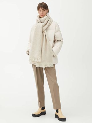 Arket + Knitted Wool Blend Scarf