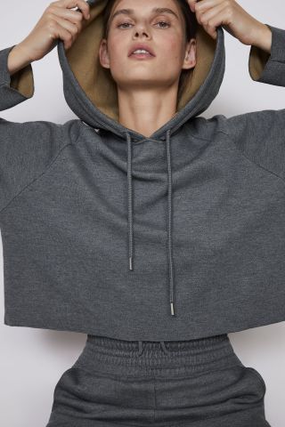 Zara + Reversible Sweatshirt