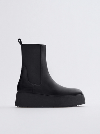 Zara + Flat Boots
