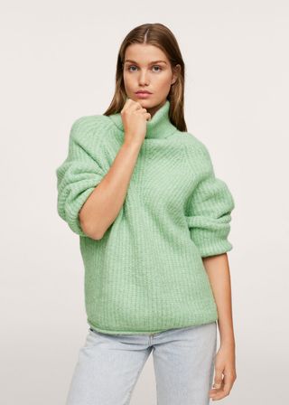 Mango + Turtleneck Knitted Sweater