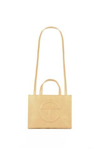Telfar + Medium Cream Shopping Bag
