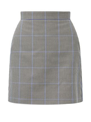 Alexander McQueen + Prince of Wales Check Mini Skirt