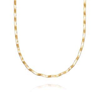 Daisy Jewellery + Estée Lalonde Wavy Snake Chain 18k Gold-Plated Necklace