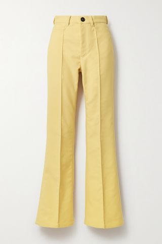 Meryll Rogge + Yellow Twill Trousers