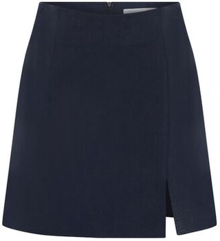 Nazli Ceren + Vance Navy Blue A Line Mini Skirt