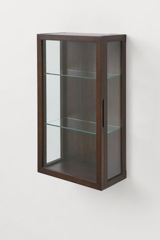 H&M Home + Wood and Glass Wall Cabinet