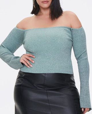 Forever21 + Off-The-Shoulder Sweater