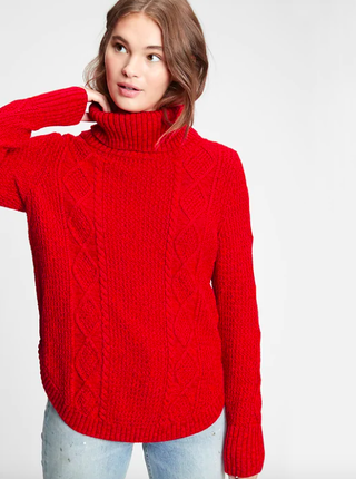 Gap + Cable Knit Turtleneck Sweater