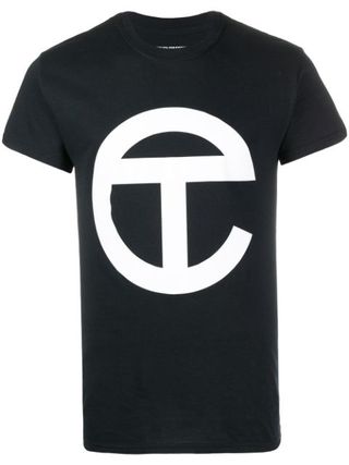 Telfar + Longline Logo Print T-Shirt
