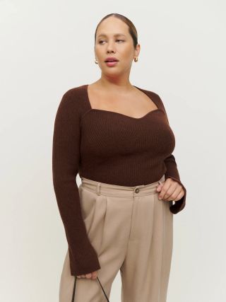 Reformation + Glenna Cashmere Sweater Es