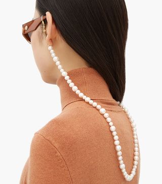 Frame Chain + Pearly Queen Pearl and Gold-Plated Glasses Chain