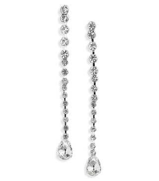 Cristabelle + Crystal Linear Drop Earrings