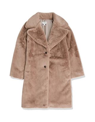 The Drop + Kiara Loose-Fit Long Faux Fur Coat