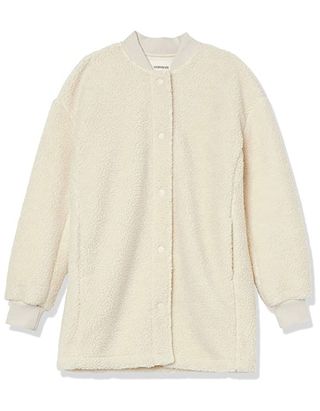 Goodthreads + Relaxed Fit Sherpa Long Sleeve Snap Front Coat