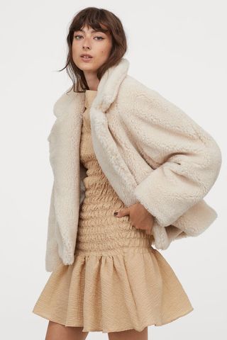 H&M + Boxy Faux Fur Jacket