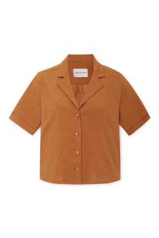 Anemone + The Hutton Linen-Blend Shirt