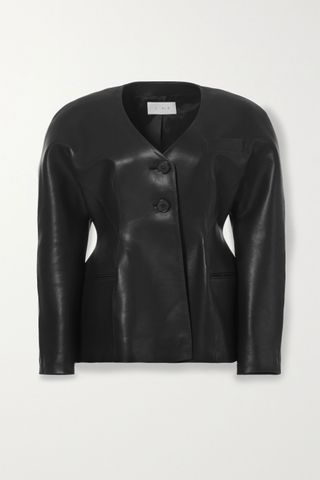 Lvir + Faux Leather Jacket