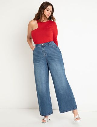 Eloquii + Wide Leg Jean