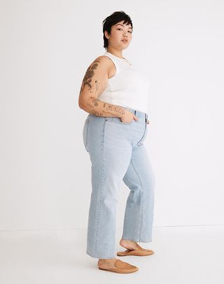 Madewell + Perfect Vintage Wide-Leg Jean in Edmunds Wash