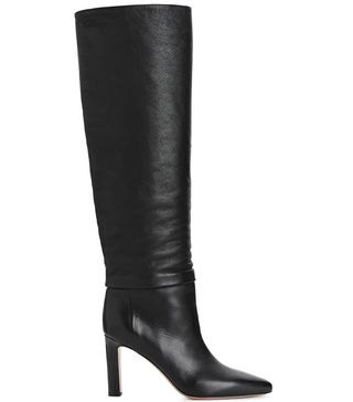 Arket + Knee-High Slouch Leather Boots