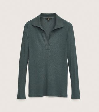 Massimo Dutti + Polo Collar Shirt
