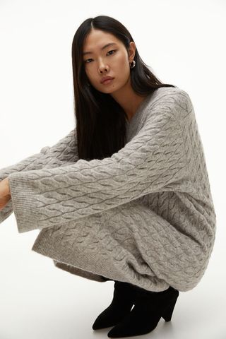 H&M + Cable-Knit Dress