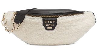 DKNY + Shane Sherpa Faux Shearling Belt Bag