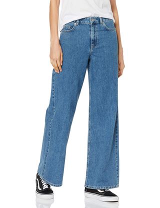 Find + Wide Leg Mid Rise Jeans