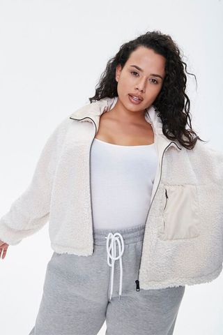 Forever 21 + Size Faux Shearling Jacket