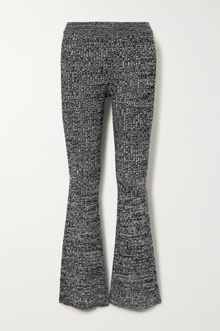Skin + Caitlin Ribbed Space-Dyed Wool-Blend Slim-Leg Pants